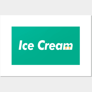 Ice Cream (Green) Posters and Art